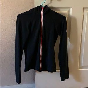 Black Lululemon zip up hoodie